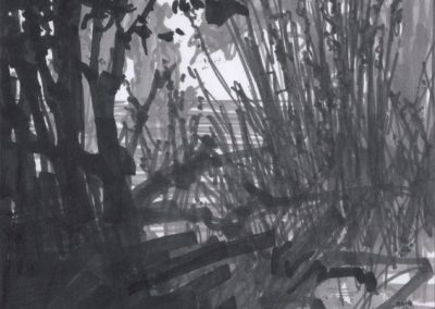 Broussailles, Stylo feutre 1993, 22.5X22.5cm 3