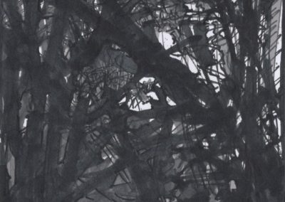 Broussailles, Stylo feutre 1993, 22.5X22.5cm 6