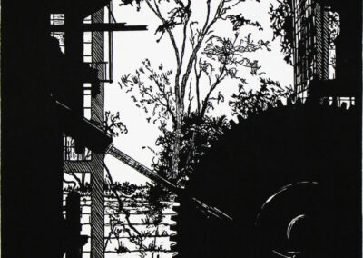 Friches, linogravure 1990, 39x27,5cm-2