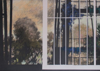 Pastels 1991, 93x54cm 1