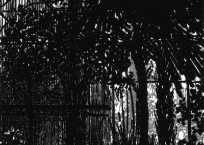 Serres, linogravure 1997, 11.5X17cm 3