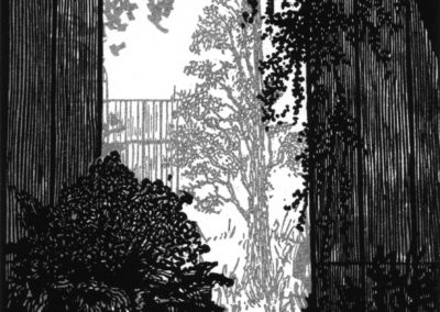 Serres, linogravure 1997, 11.5X17cm 6