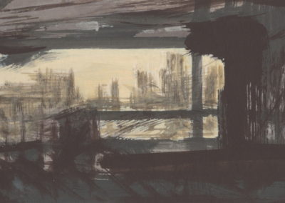 Friches urbaines, Acryl 1999, 20x36cm 1