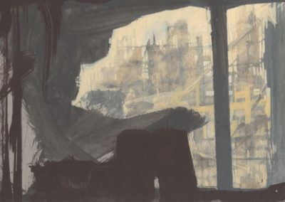 Friches urbaines, Acryl 1999, 20x36cm 2