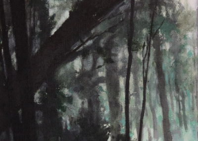 Acryl sur jute 2001, 40x40cm 3