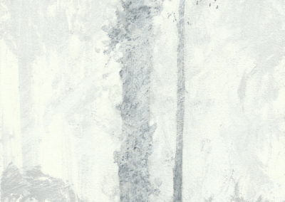 Paysage Blanc, Gouache 2008, 17.5X25cm 1