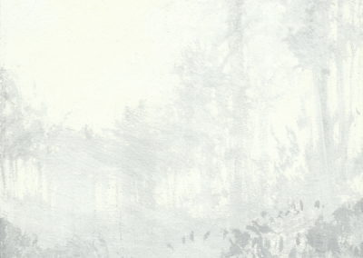 Paysage Blanc, Gouache 2008, 17.5X25cm 3