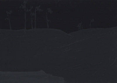 Paysage du Médoc, Gouaches 2010, 10x15cm 11