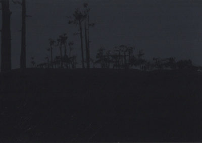 Paysage du Médoc, Gouaches 2010, 10x15cm 17