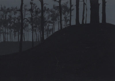 Paysage du Médoc, Gouaches 2010, 10x15cm 20