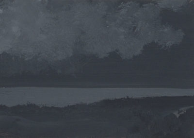 Paysage du Médoc, Gouaches 2010, 10x15cm 3