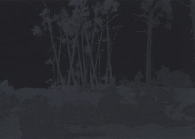 Paysage du Médoc, Gouaches 2010, 10x15cm 9