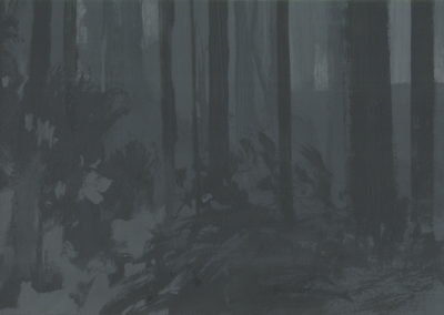 Paysage sombre, Gouache 2012, 17.5X25cm 4