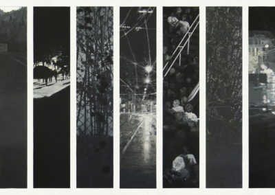 Ensemble serré, Vinyle 2016-20, 30x150cm