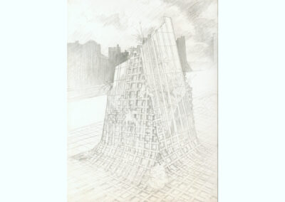 Projet. Esplanade de l'école d'ingénieur. Dessin