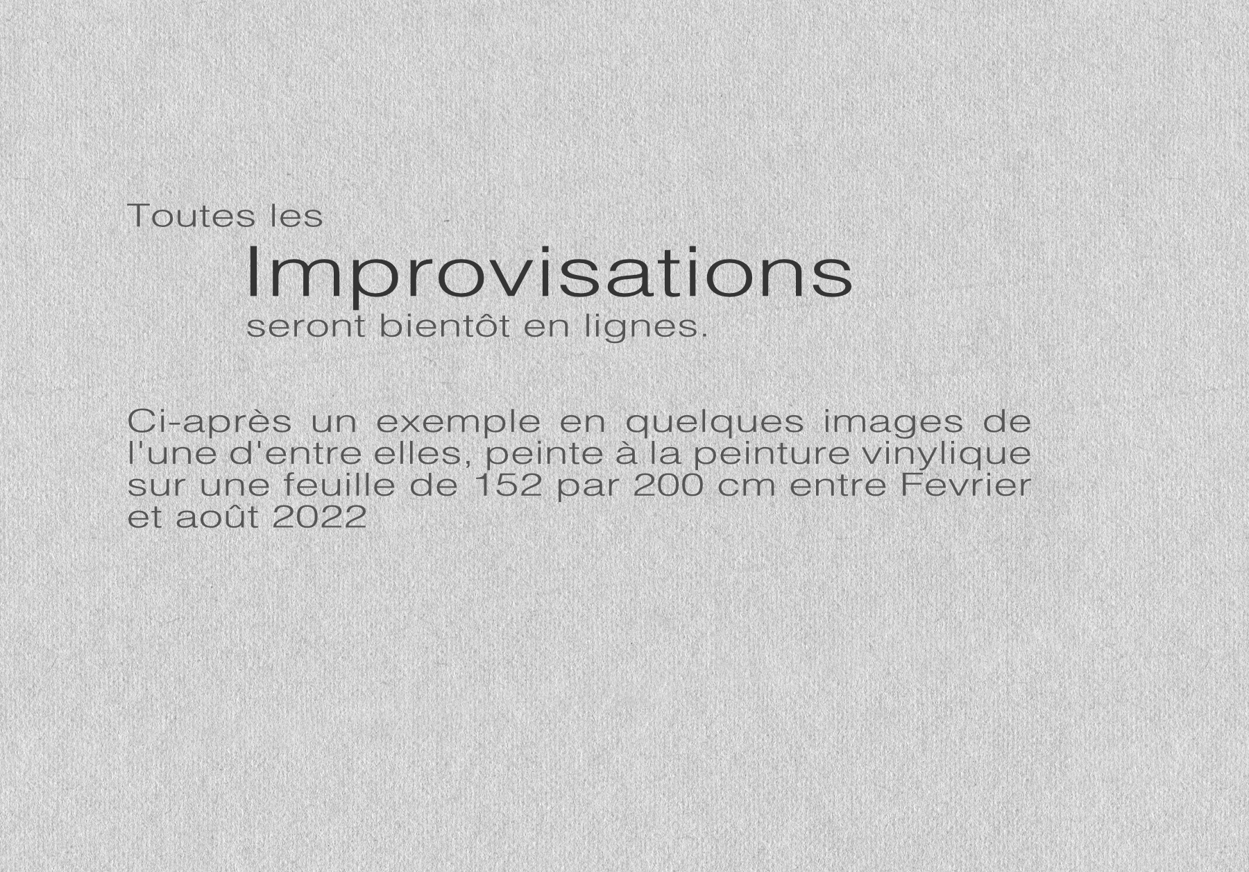 intertitre impro